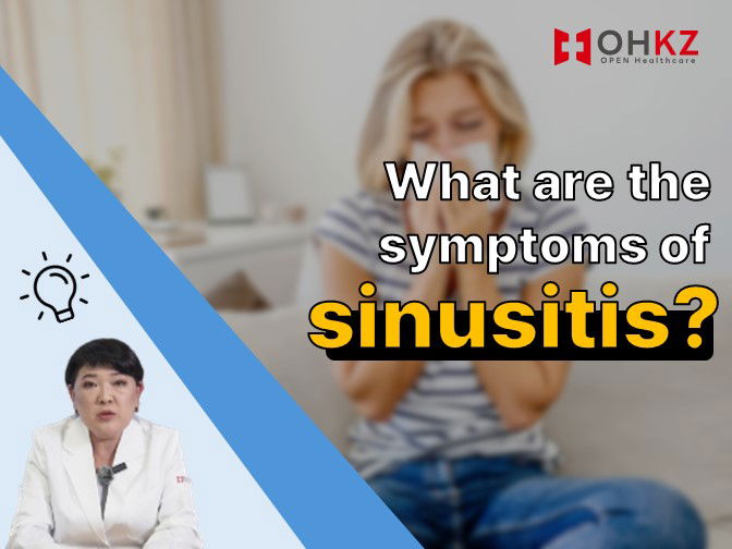 For sinusitis, a complication after an acute respiratory infection (ARVI).