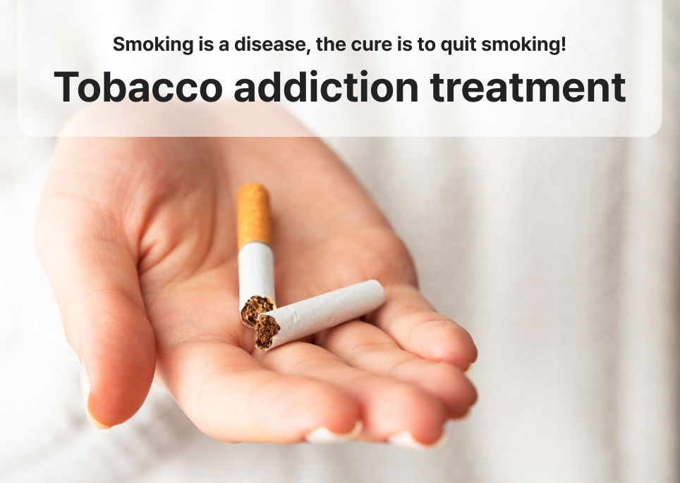 Smoking is a disease, the cure is to quit smoking! Tobacco addiction treatment